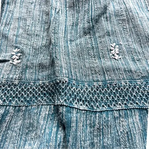 Raga NEW Anthropologie Embroidered Maxi Halter Dress Size Small