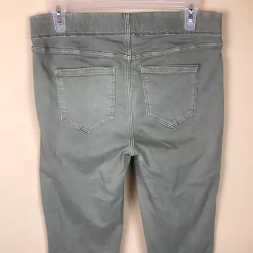 Liverpool Los Angeles Women’s Olive Green Stretch Cropped Denim Jeans