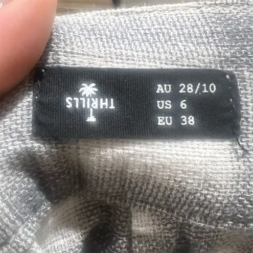 Thrills Women's Plaid Wide-Leg Pants Multicolor Size 6 Casual