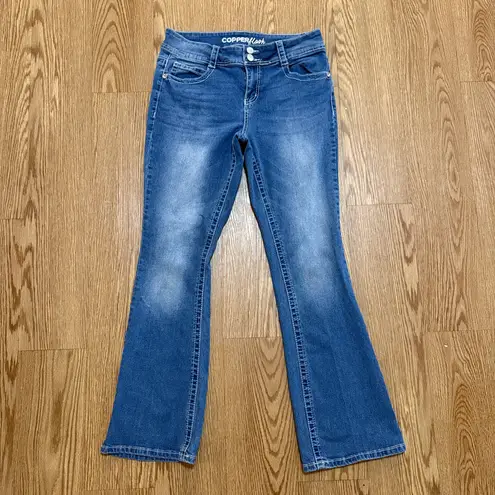 Copper Flash Jeans Women’s 8 Curvy Mid