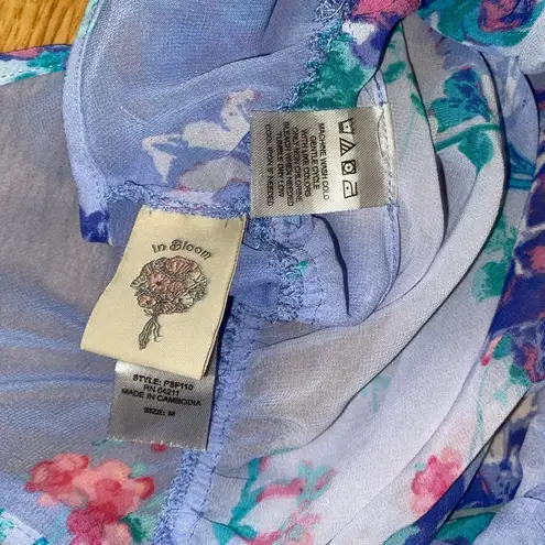 In Bloom floral purple Lingerie dress Pink Size M