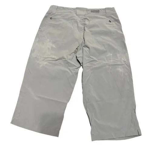 Outdoor Research Grey Ferrosi Capris SZ 8 Adventure Hiking Breathable Midrise Gray