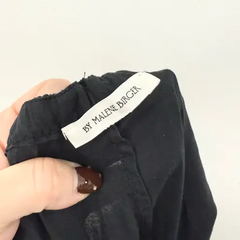 By Malene Birger Pheo Organic Cotton Maxi Skirt Black Size 8