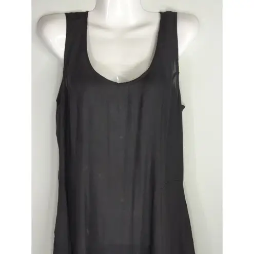 Mexicali Blues Smocked Scoop Neck Mini Dress Black Women XL NWT Bohemian Coastal