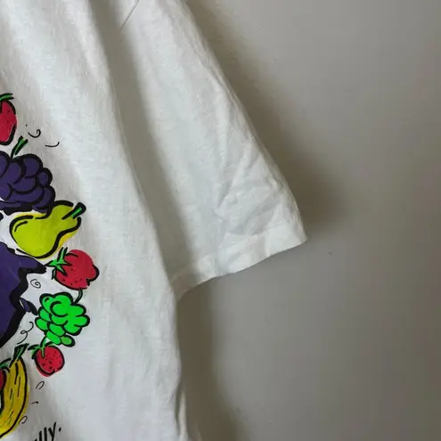 Urban Outfitters Vintage 90s Hiram Walker Liquers t T Shirt White Large L USA Single Stitch Solid