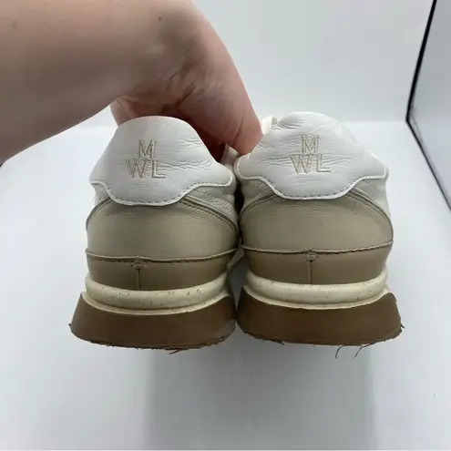 Madewell  Kickoff Trainer Sneakers Low Top Old School Retro Leather Shoes Sz 10.5