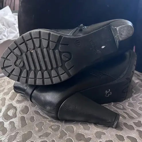 White Mountain Women's Ankle Boot Black Shayla 7.5 Medium