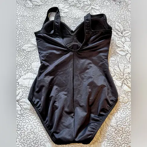 MiracleSuit Black Slimming /Shaping Tummy Control One Piece Modest Suit Sz 8 - Image 5