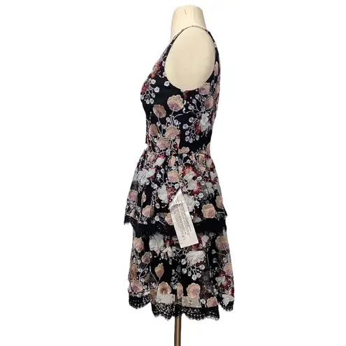 Dress the Population  Nellie Floral Embroiderd Cocktail Dress