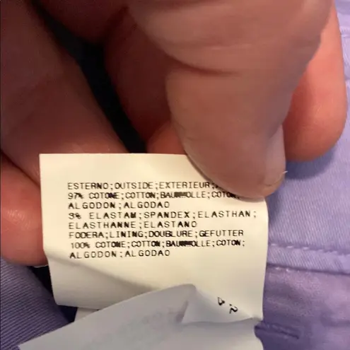 Fiorucci  Purple Salopette shorts. Italian size 42 and US size 8