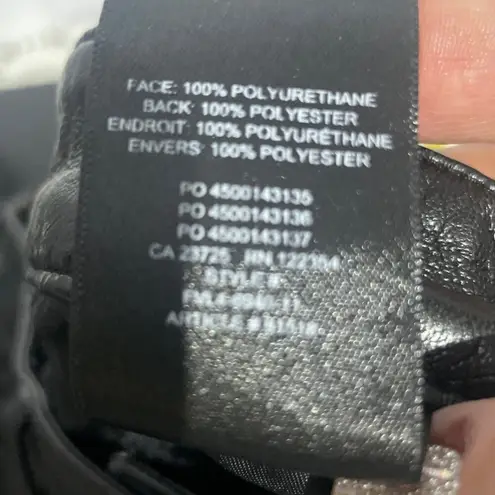 Wilfred Black Faux Leather Grunge Punk Pants Women's Size 8