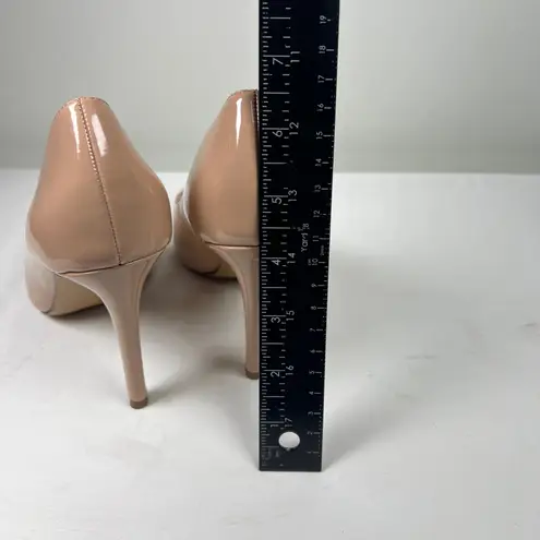 Michael Shannon MICHAEL by Beige Patent Leather Pointed Toe Stiletto Heels