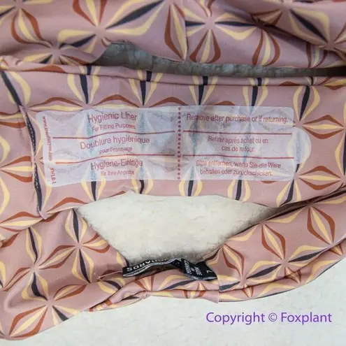 New! Set! Beth Richards Boheme chai geo bikini , top size XL, bottom size L Brown