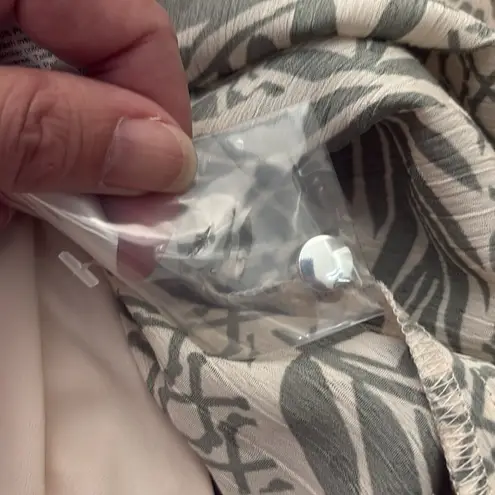 Dorothy Perkins Khaki Green Ruffle Mini Dress UK 14 US 10 petite