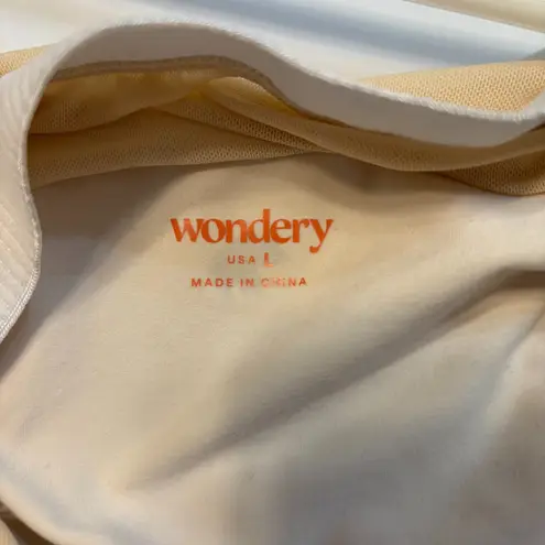 Wondery Outdoors Main Components Bra Tank Athletic Sports Bra Cami Ivory Sz S