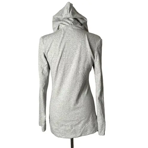 Body by Victoria Gray Fleece Full Zip Hoodie Size L Cozy Minimalist Normcore Size L