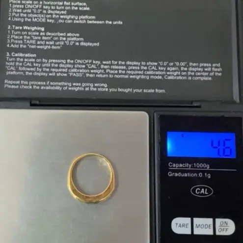 SUZANNE SOMERS 925 Gold Emerald Green Trilliant CZ Cubic Zirconia Ring Size 8