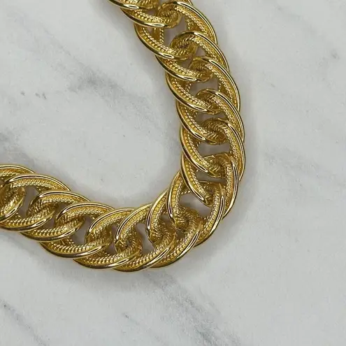 Chunky Double Hook Gold Tone Metal Chain Link Belt Y2K XS/Small (XS/S) ✨