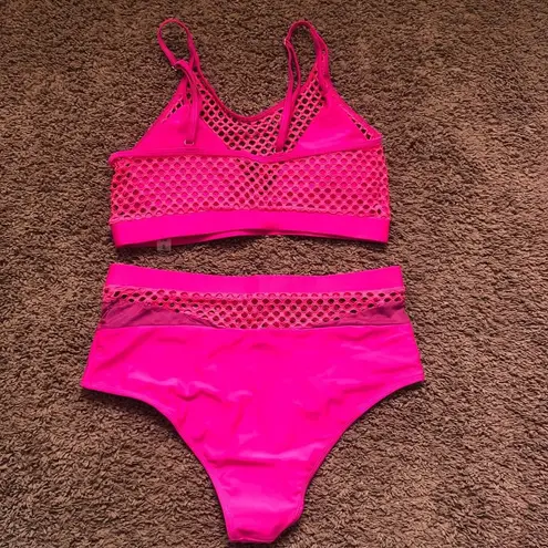 Womens Size 0XL Pink Bikini Lined Bottom Front & Lined Breast with Pads NWT Pink