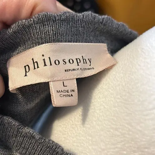 Philosophy Republic Clothing cashmere blend sweater dress size L