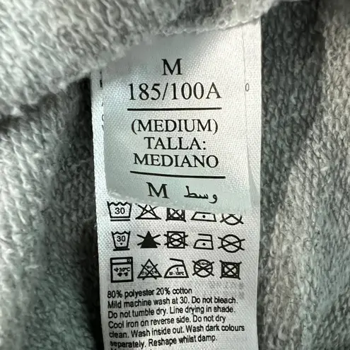 All Saints Full Zip Crop Hoodie Womens Medium Chic Casual Activewear