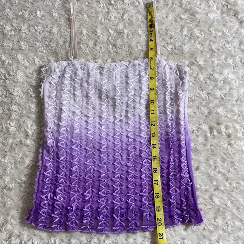 Y2K Fresh + Wear Bows & Sequins Going Out Top M Medium VTG Rare Purple