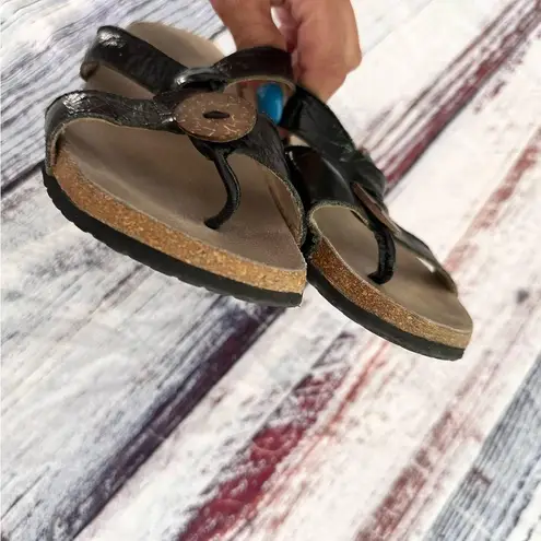 Haflinger Women’s Leather Sandals Tan Size 7