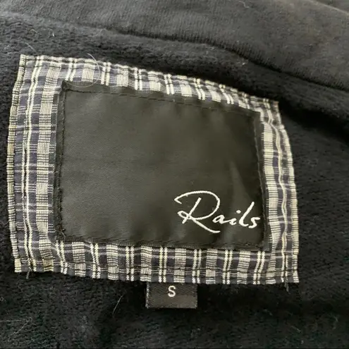 Rails  black large button cardigan size small