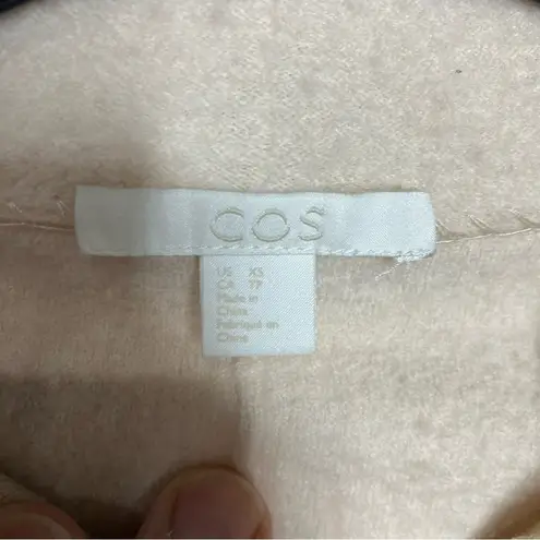 COS  100% wool jacket color block size XS