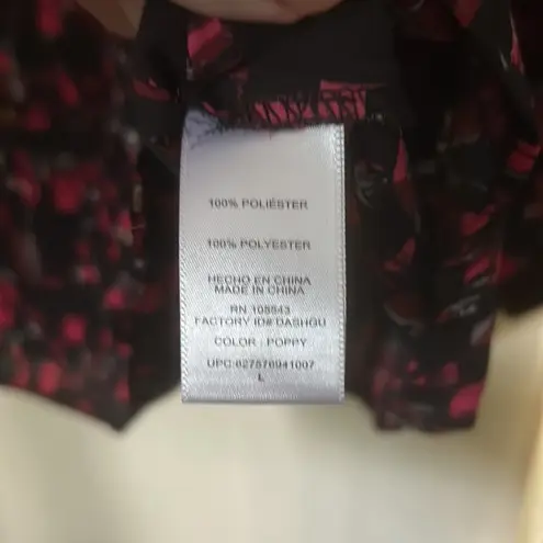 Thakoon split neck top British guard station print Black Size L