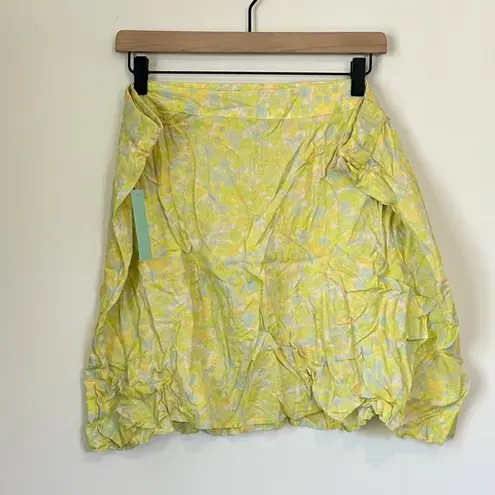 Abound NWT  Yellow Floral Skirt in Pink Multi Tarry Floral - Size: 3X