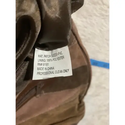 Patchwork Brown Suede Boh Shoulder Bag Purse Boho Chco