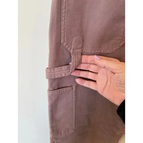 Wilfred Free High Rise Straight Leg Cargo Utility Pants Pink Women's Size 2