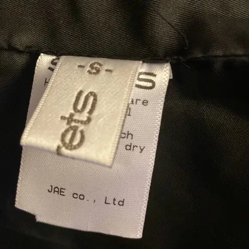 Storets Black Emilia Belted Zip Front Leather Skirt