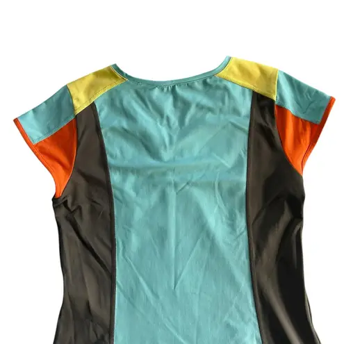 Title Nine Gidget Color Block athleisure tennis golf dress sporty hiking Size S