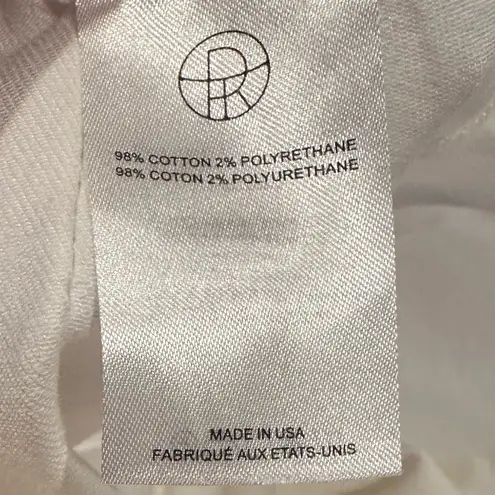 THE ROW MID RISE WHITE STRETCHY SKINNY JEANS PANTS OLSEN TWINS BRAND S