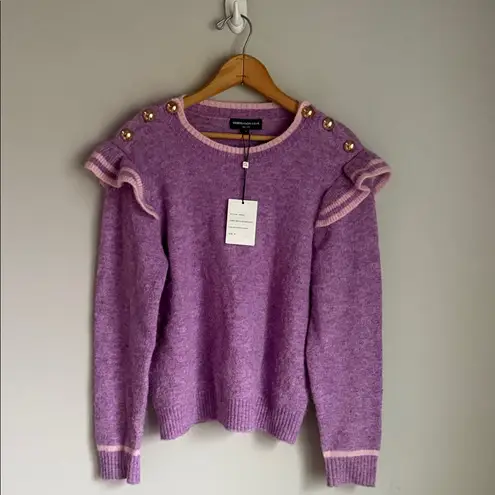 Generation Love NEW Brynlee Sweater in Purple & Pink Medium