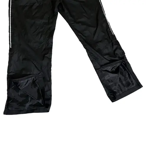 Bcg   Black Joggers With Side Reflective Line On Each Side Three Pocket Size L