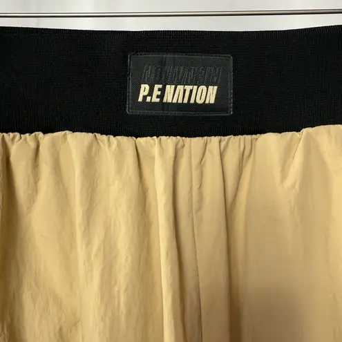 NWT P.E Nation Azzurra Wide Leg Pant in Beige Size Extra Small Tan