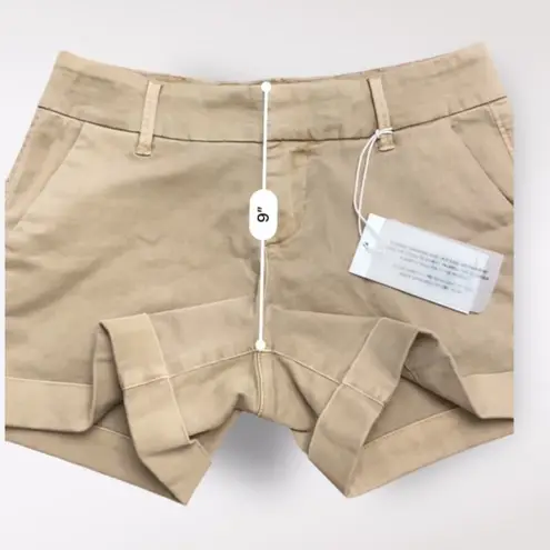 Dear John  NWT Hampton Short Mid Rise Shorts Womens Size 28 In Clay