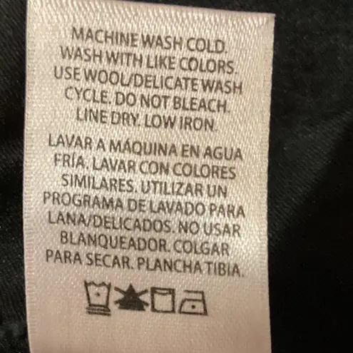 George High Rise Elastic Waist Pullover Casual Capri Pants Black Soot Size 26W