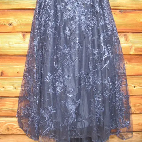 Mac Duggal 20287 Womens Embellished Cold Shoulder Sweetheart A Line Gown