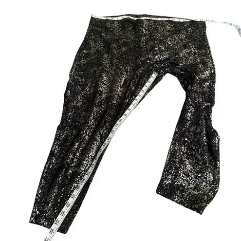 Torrid  Premium Legging - Metallic Splatter Black Size 4X