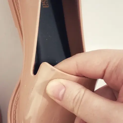 Melissa Prana loafers in dusty pink neutral color size 6