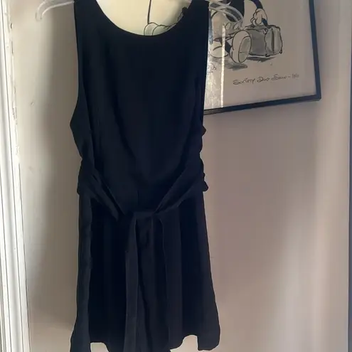  Hyfve Hyfve Antrhopologie sleeveless black shirt romper shorts Sz Med