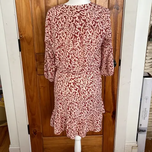 CAbi Sienna Dress Small 3/4 sleeves v neck