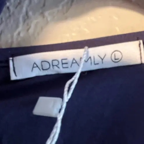 Purple Short Sleeve Tee with Cut Out Details Large T Shirt Brand New NWT