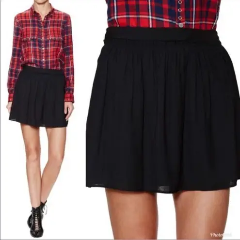 Zadig & Voltaire Juck Crepe Raw Edges Mini Skirt