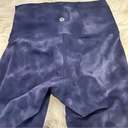 Lululemon  Wunder Trains Sz 4 Diamond Dye Naval Blue