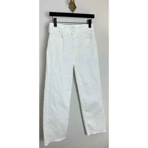 MOTHER The Rambler Zip Ankle in Wash Fairest Of Them All Size US 27 White